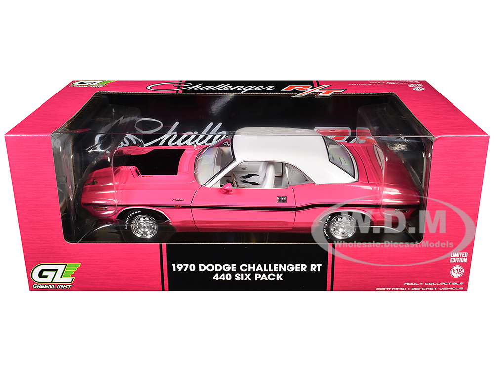 1970 Dodge Challenger R/T 440 Six Pack Panther Pink with Black