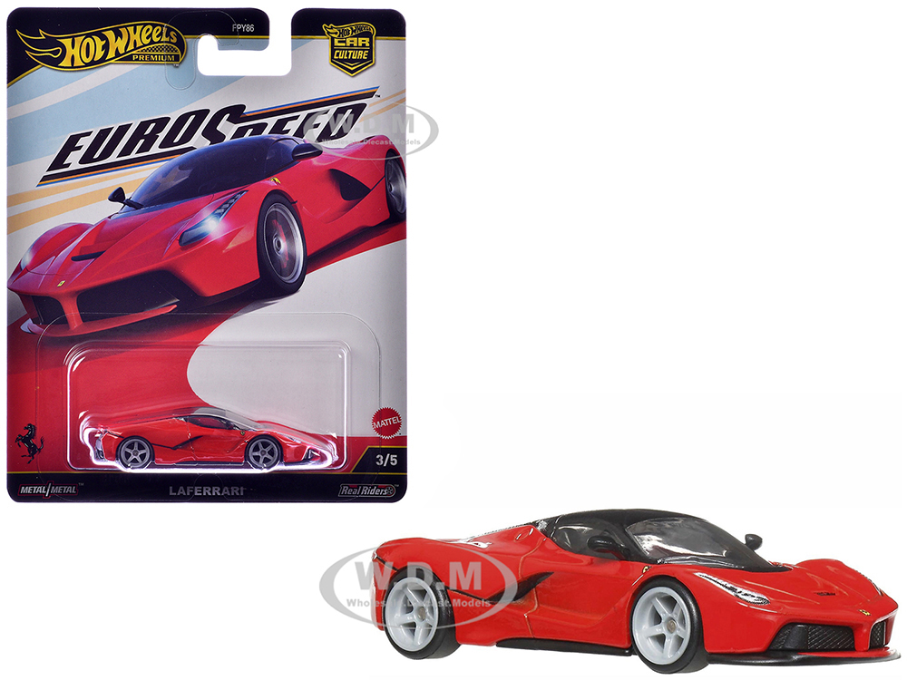 1/43 ホットウィール エリート LaFerrari ラ・フェラーリ レッド Ferrari LaFerrari Red with Black Top 