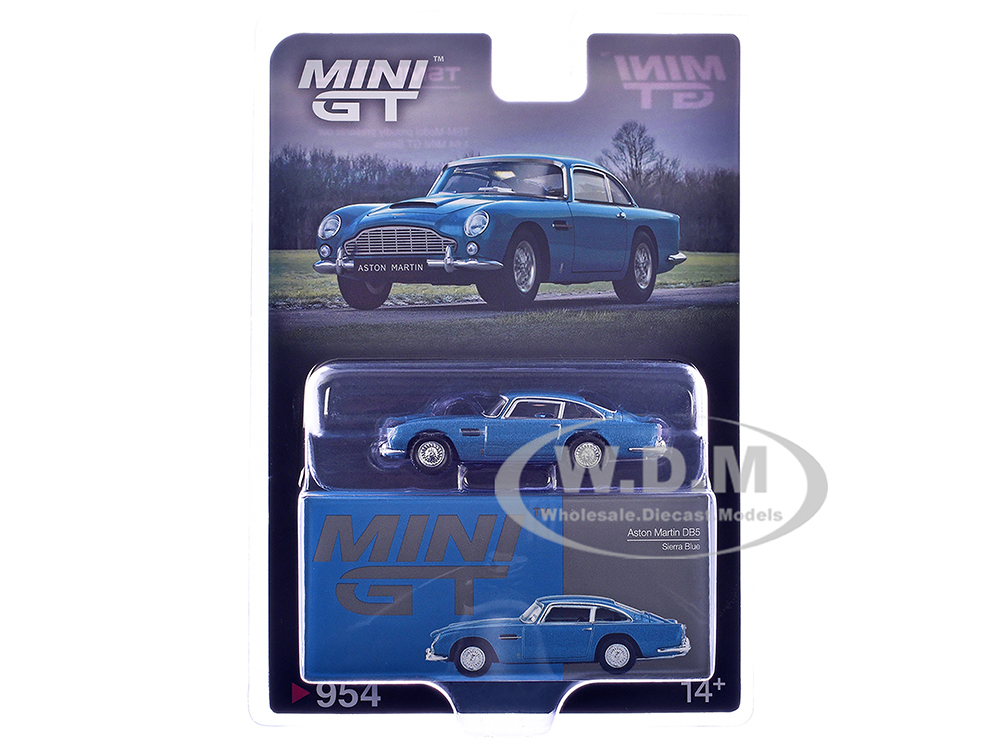Aston Martin DB5 Sierra Blue Metallic Limited Edition 1/64 Diecast
