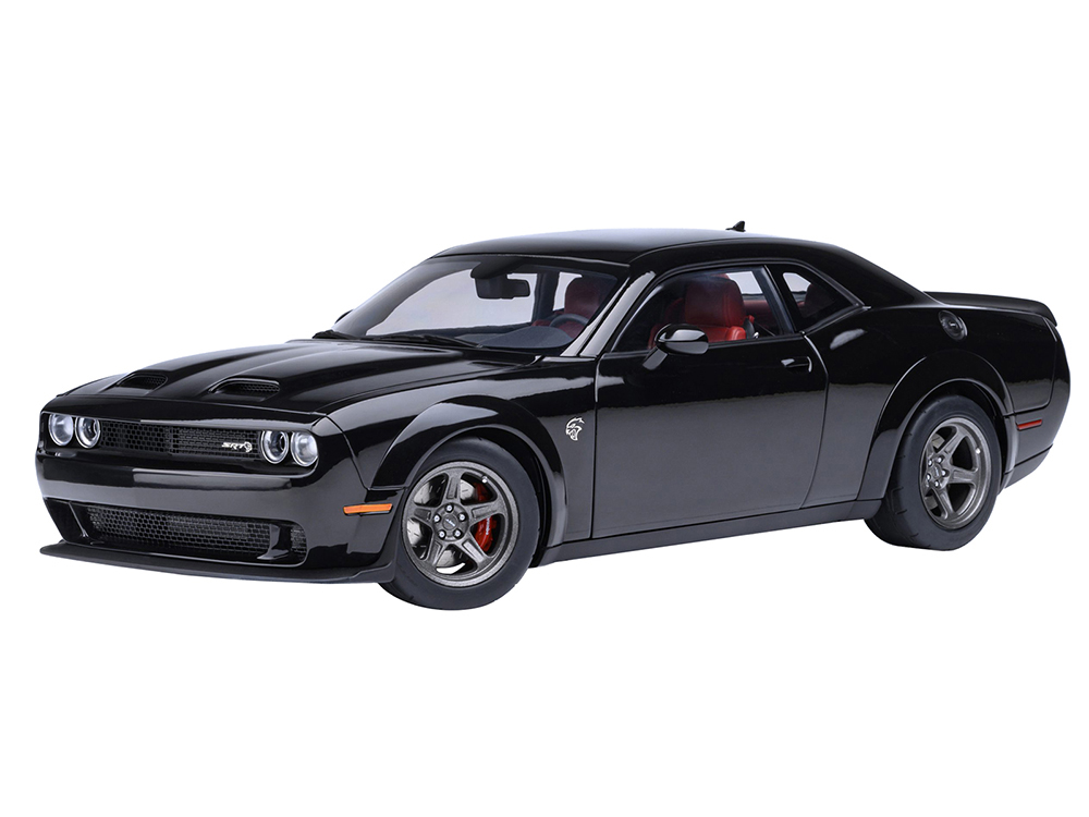 AUTOart 1/18 Dodge Challenger 392 ブラック 2023 Dodge Challenger SRT Super Stock Pitch Black with Red