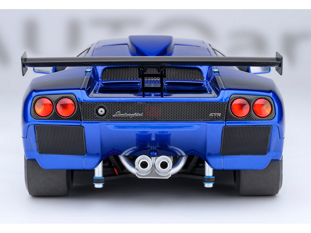 Lamborghini Diablo GTR Monterey Blue Metallic 1/18 Model Car by