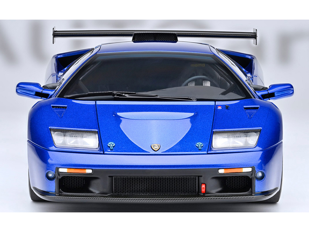 Lamborghini Diablo GTR Monterey Blue Metallic 1/18 Model Car by