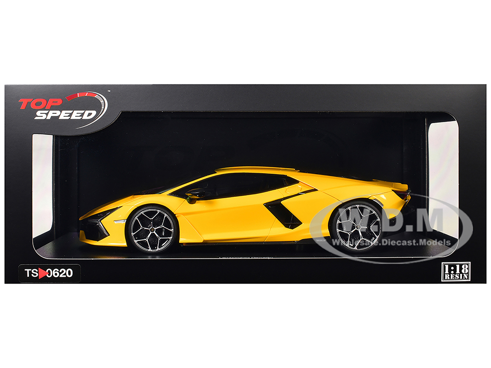 Lamborghini Revuelto Giallo (Yellow) 1/18 Model Car by Top Speed