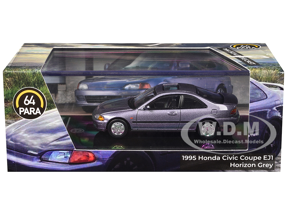 1995 Honda Civic Coupe EJ1 Horizon Gray Metallic with Sunroof 1/64