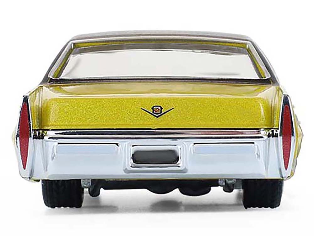 Cadillac Deville 1/18 ローライダーカスタム 1971 Cadillac Sedan Deville Lowrider Gold Metallic with Black Top