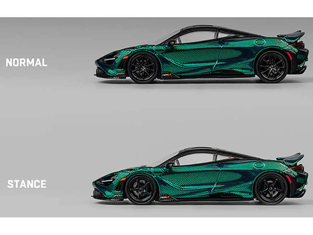 McLaren 765LT Green Carbon Metallic with Black Top and Extra