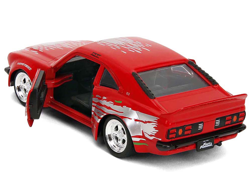 1974 Mazda RX-3 Red with Graphics 