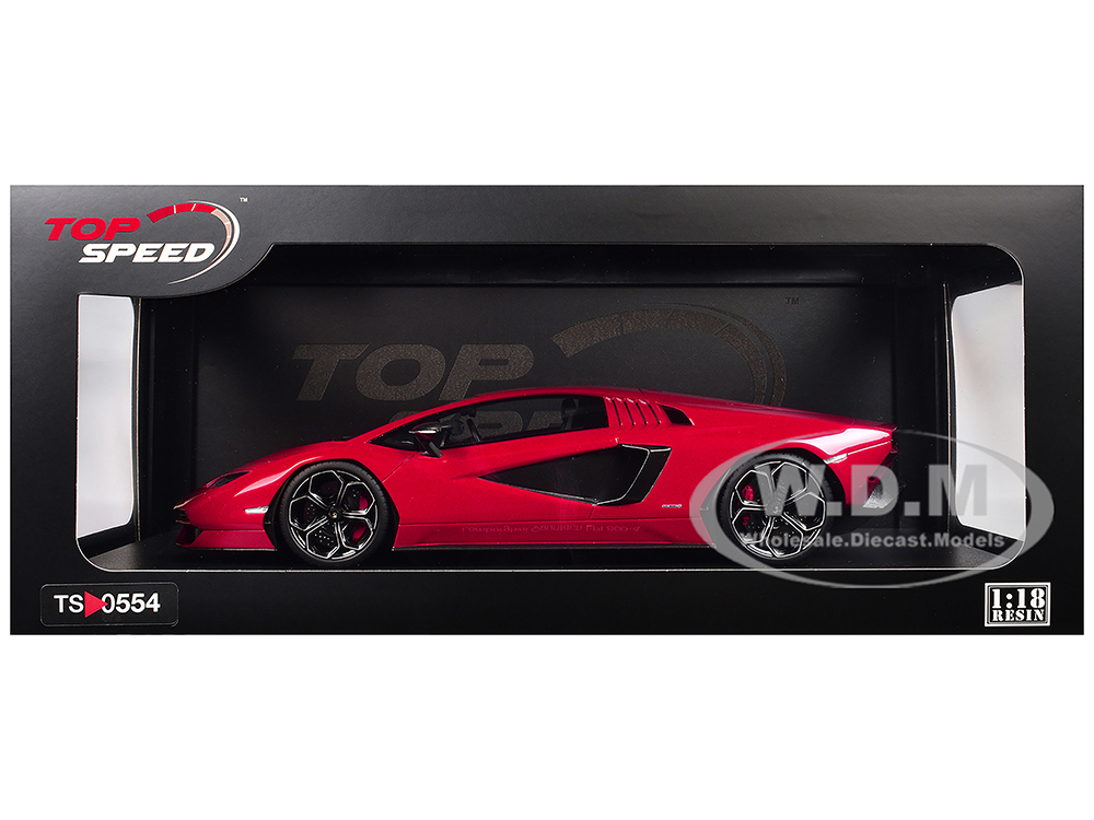 Lamborghini Countach LPI 800-4 Rosso Mars Red 1/18 Model Car by