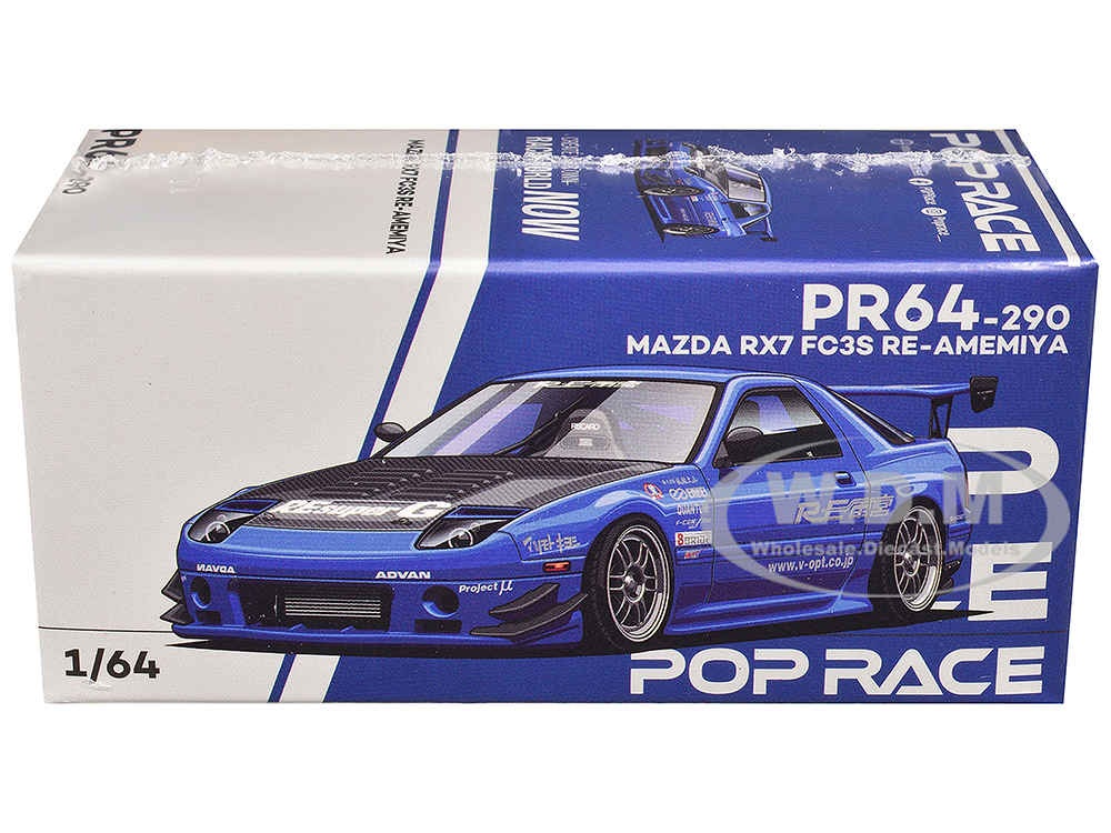 Mazda RX7 (FC3S) RE Amemiya RHD (Right Hand Drive) Blue Metallic