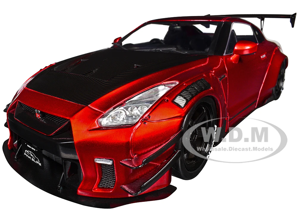 ミニカー mini gt LBWK GT-R Candy Red LBWK リバティウォーク 日産GT-R CANDY RED Mini GT 1:64 LB☆Works