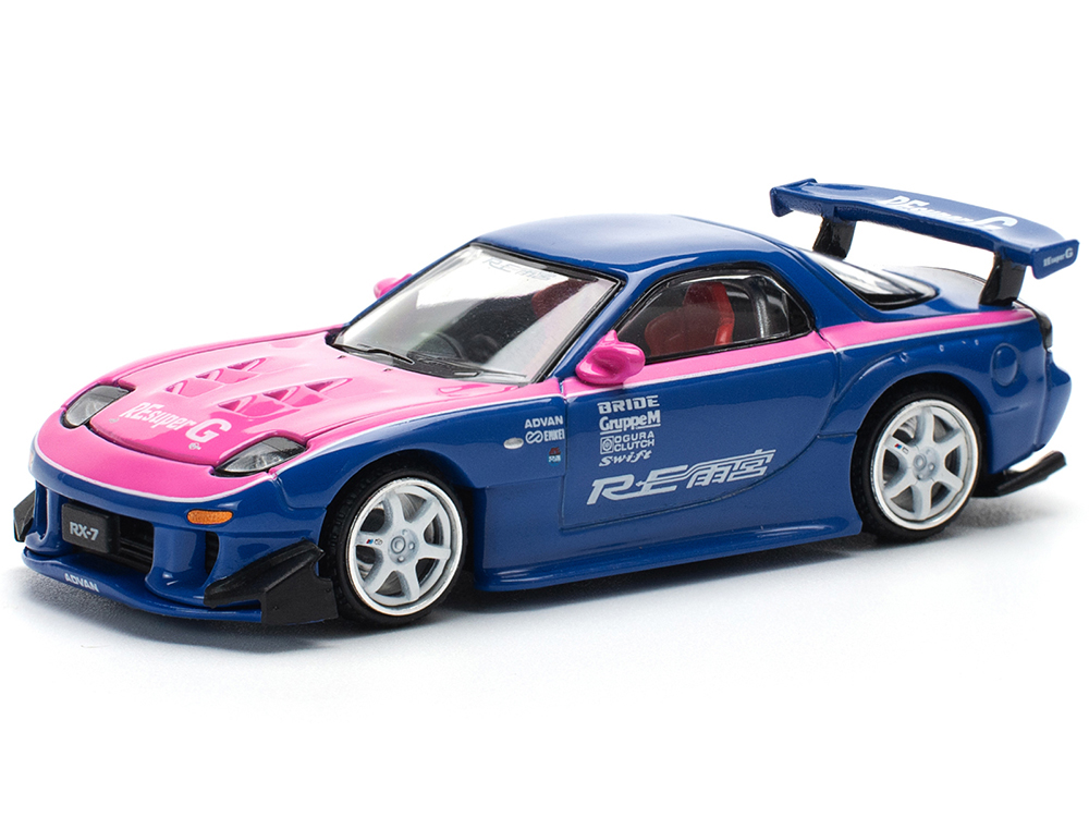 Mazda RX-7 RE-Amemiya Widebody RHD (Right Hand Drive) Blue with
