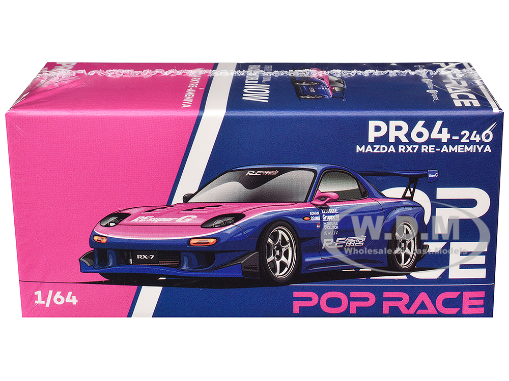 Mazda RX-7 RE-Amemiya Widebody RHD (Right Hand Drive) Blue with