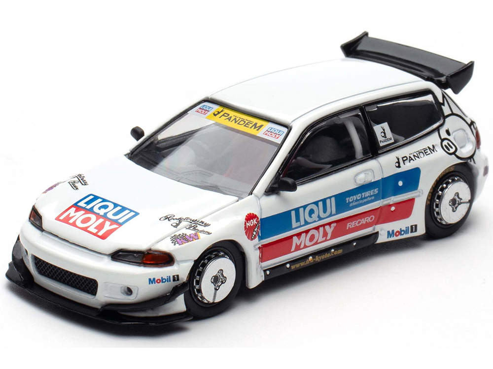 Pandem Civic EG6 RHD (Right Hand Drive) White with Stripes and