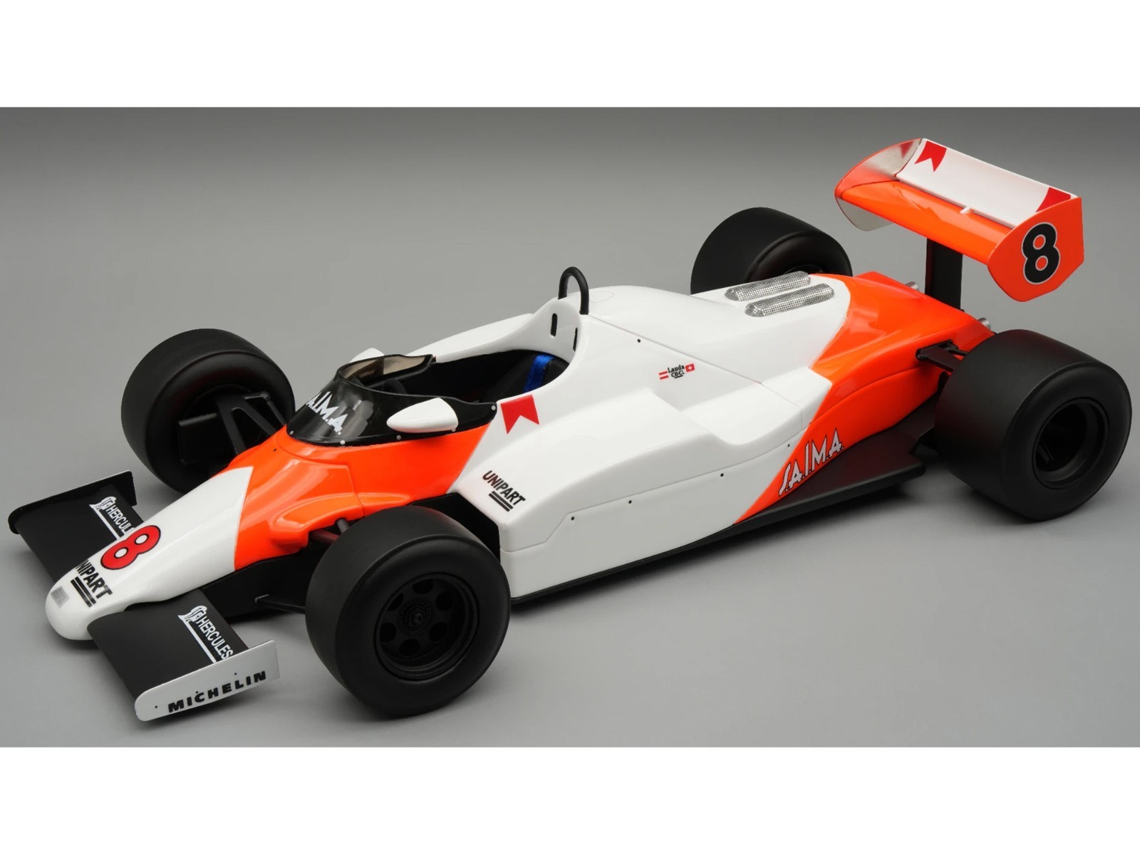 F1 McLaren MP4/8 ニキラウダ直筆サイン入1/43 McLaren MP4/1C #8 Niki Lauda 2nd Place Formula One F1 