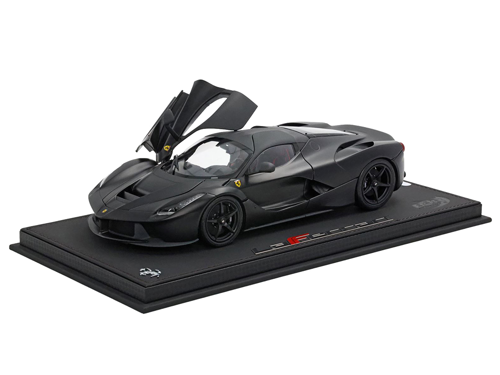Ferrari LaFerrari Matt Black With Display Case Limited Edition to