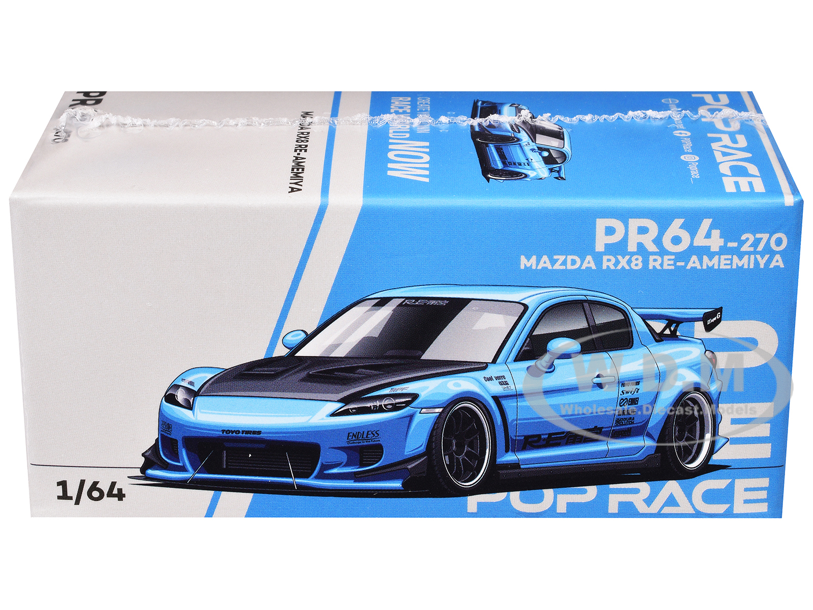 ポポー Mazda RX8 RE-Amemiya Widebody RHD (Right Hand Drive) Light Blue