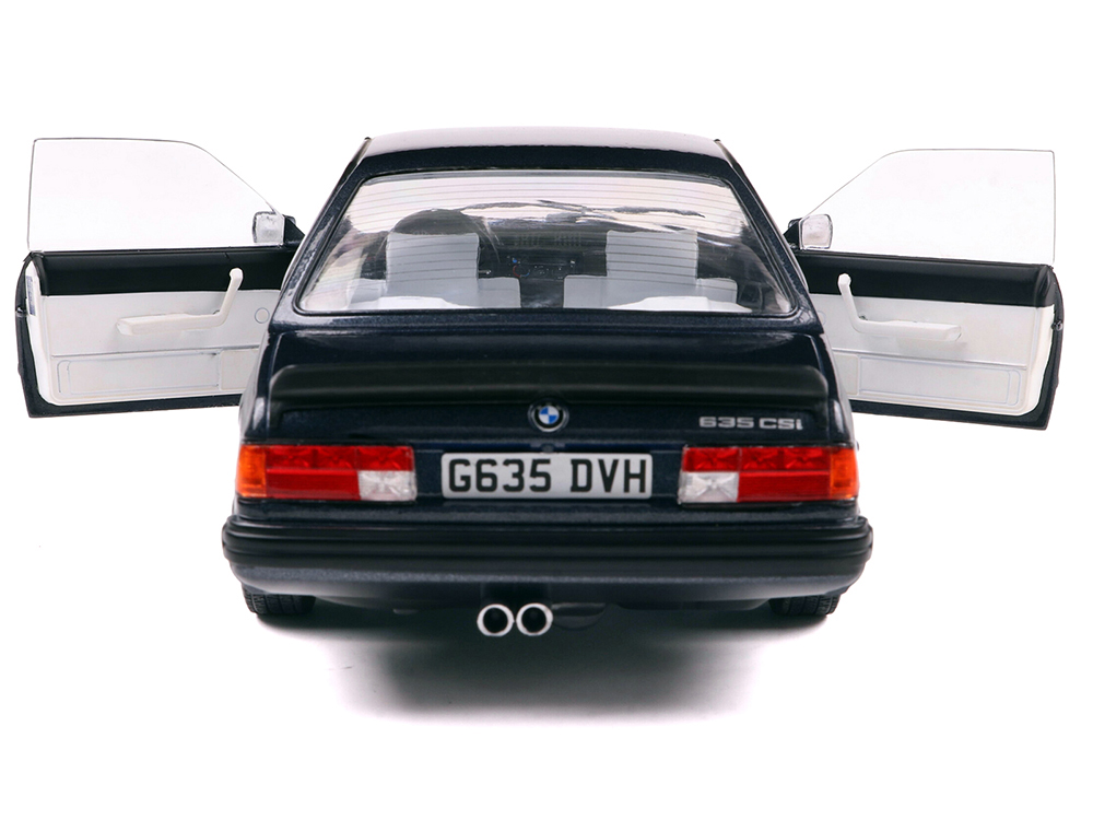1984 BMW 635 CSI (E24) Macau Blue Metallic with White Interior 1