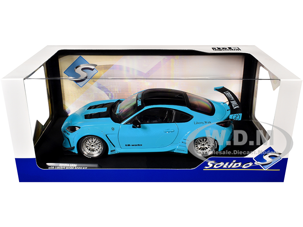 2024 Toyota GR86 LBWK Body Kit RHD (Right Hand Drive) Baby Blue