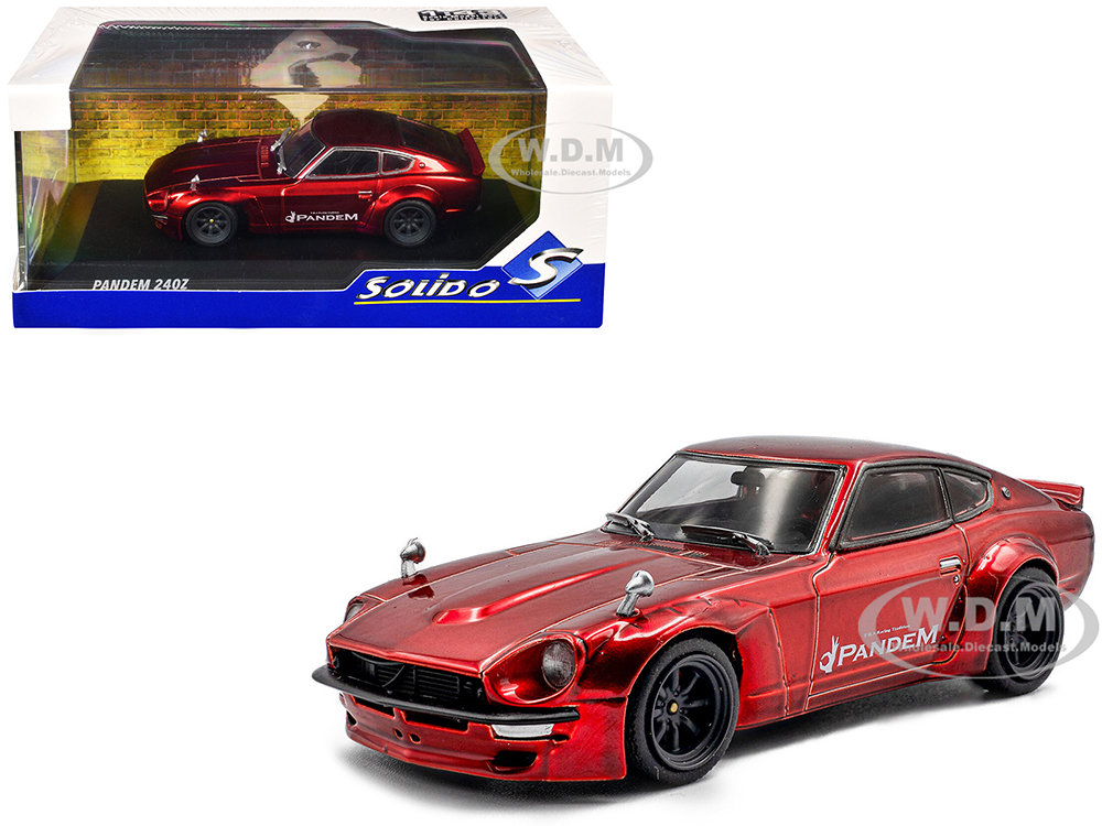 Socal MODEL CARS PANDEM 240Zクリアボディ　超希少 Datsun Pandem 240Z Red Metallic 1/43 Diecast Model Car by Solido