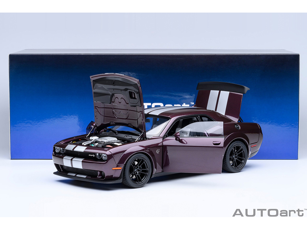 2022 Dodge Challenger SRT Jailbreak Hellraisin Purple with White