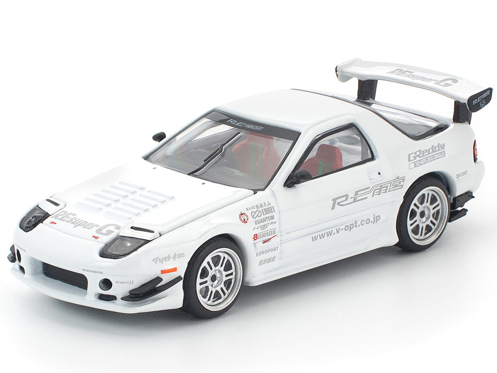 Mazda RX7 (FC3S) RE Amemiya RHD (Right Hand Drive) White 1/64