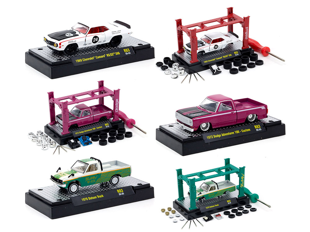 Model Kit 3 piece Car Set Release #83 Limited Edition to 6000