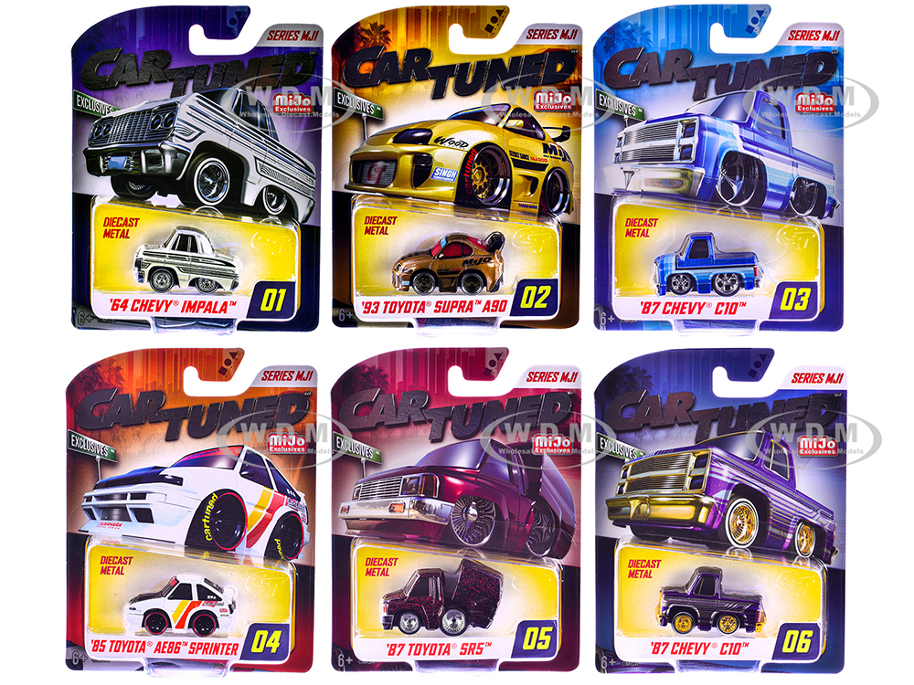 Mijo Exclusives Series MJ1 Set of 6 Pieces Diecast Model Cars by