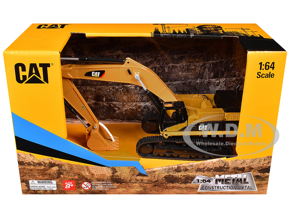 CAT Caterpillar 385C L Hydraulic Excavator Yellow 1/64 Diecast