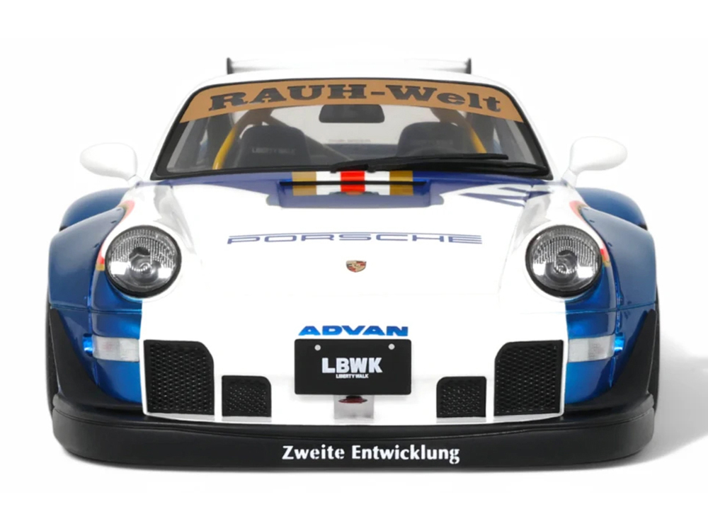 2023 RWB x Liberty Walk 993 #2 White and Blue Metallic with