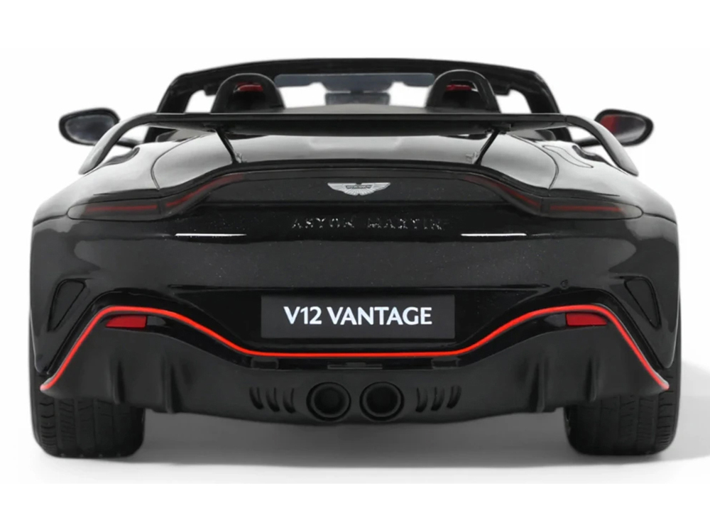 2023 Aston Martin V12 Vantage Roadster Onyx Black 1/18 Model Car