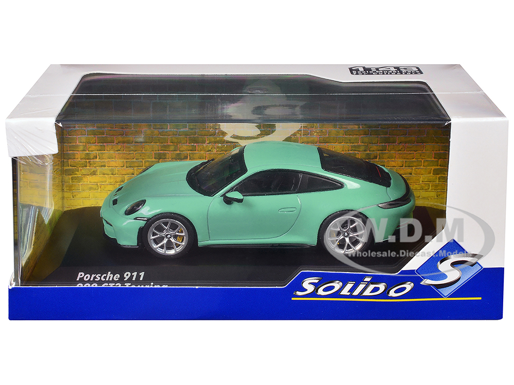 2023 Porsche 911 (992) GT3 Touring Mint Green 1/43 Diecast Model