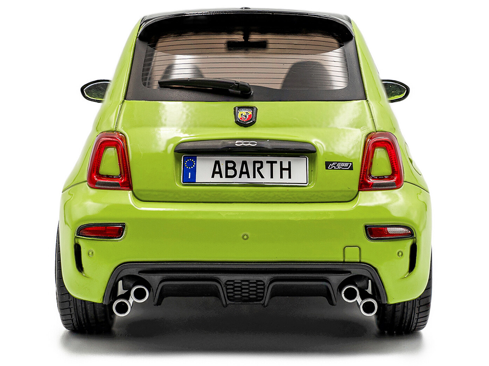 2023 Fiat F595 Abarth Verde Adrenalina Green with Black Top and