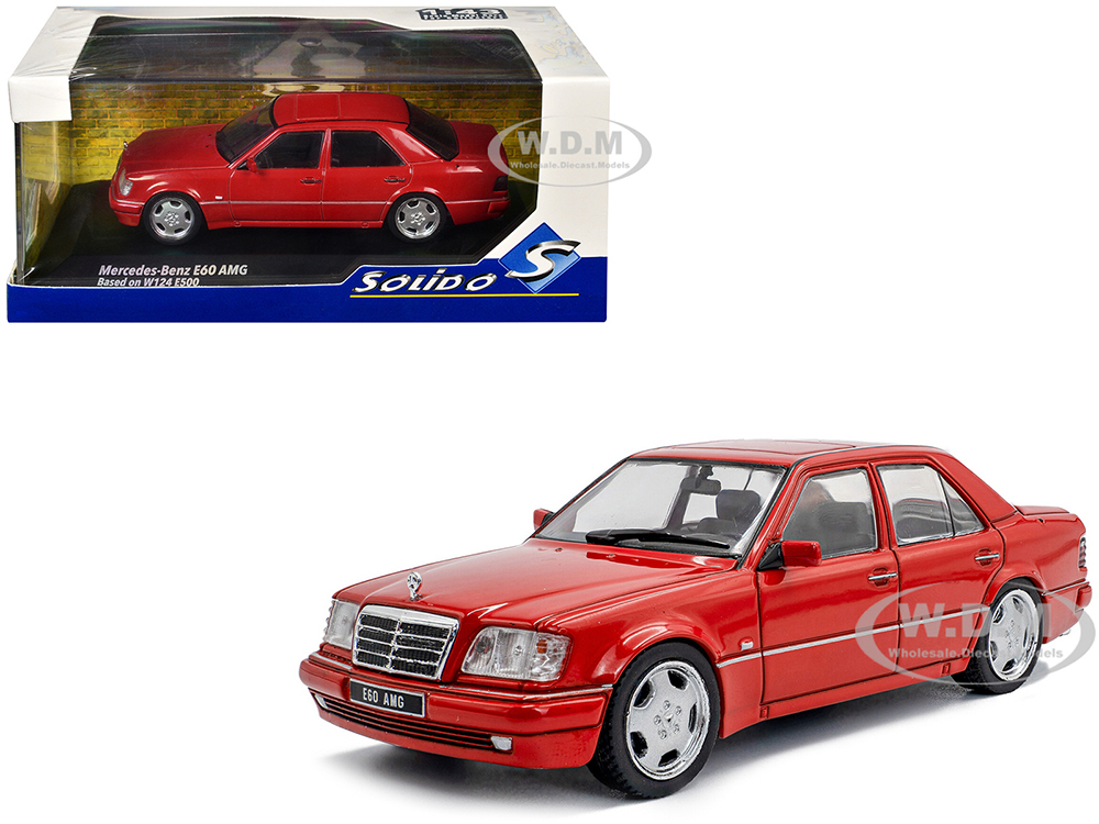 1994 Mercedes-Benz (W124) E60 AMG Signal Red 1/43 Diecast Model