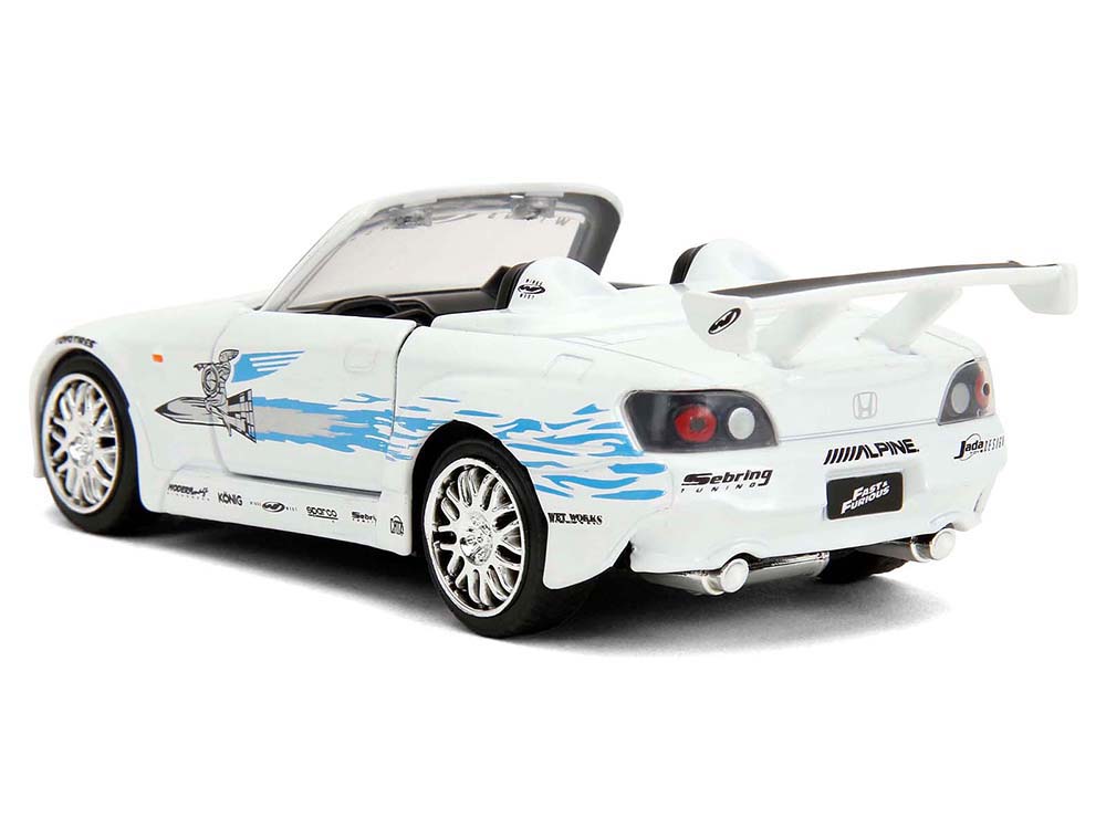 2001 Honda S2000 Convertible White with Graphics 