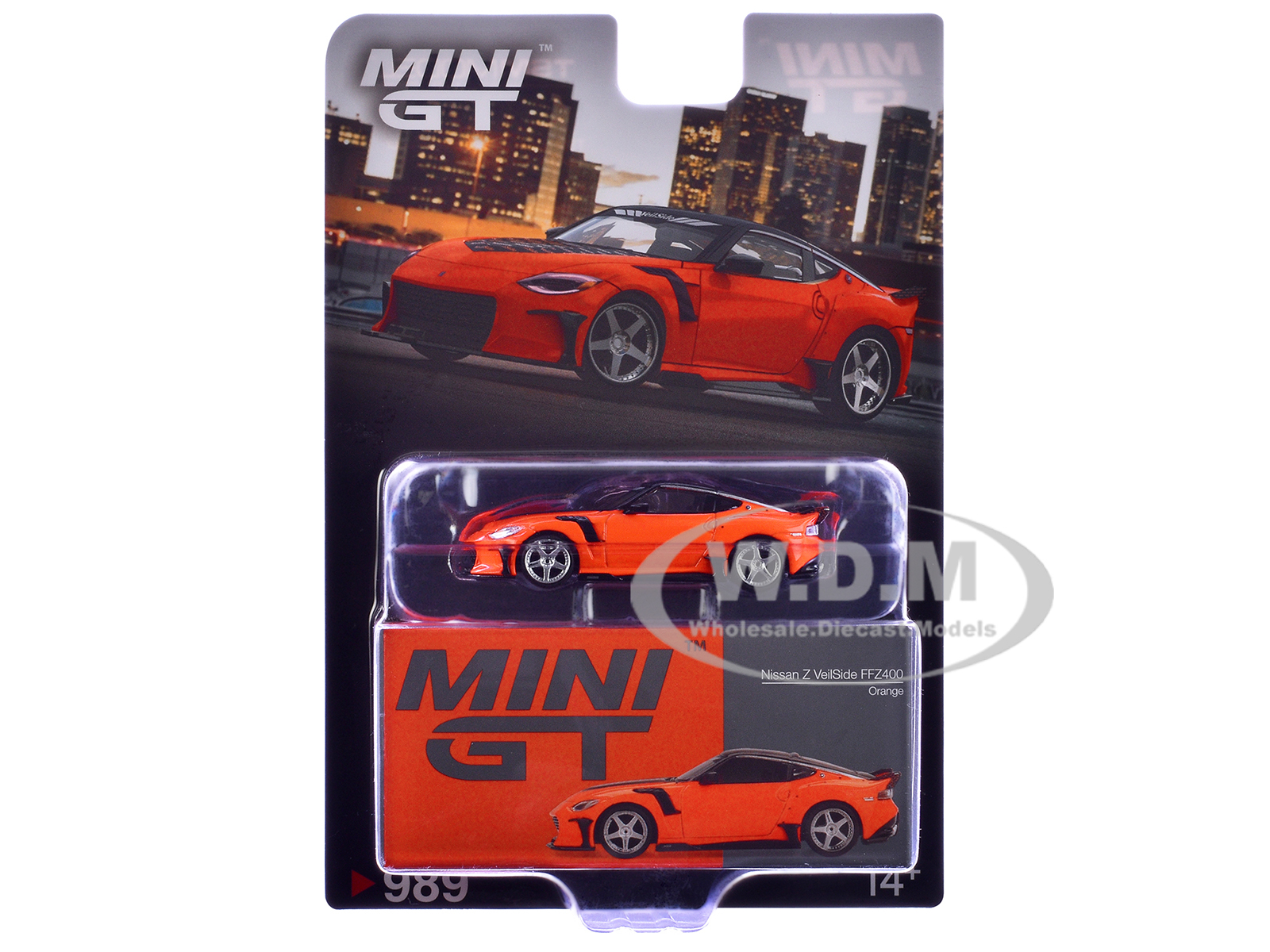 Nissan Z VeilSide FFZ400 Orange with Black Top Limited Edition 1
