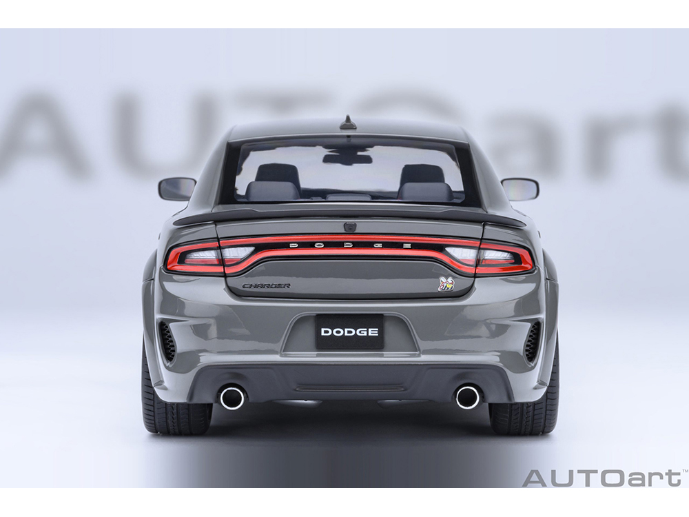 Dodge Charger Scat Pack Widebody Destroyer Gray 1/18 Model Car by