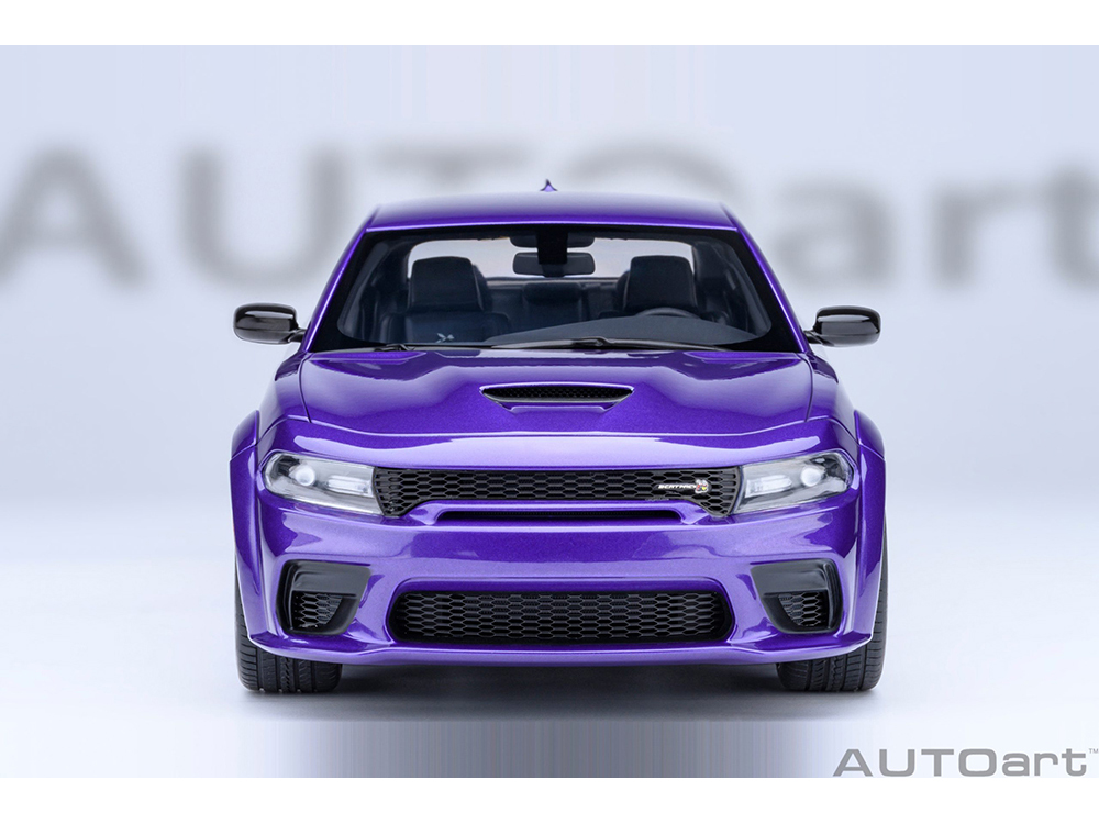 405-031 P-4 1/43 日産 ターボ バイオレット Shakedown Dodge Charger Scat Pack Widebody Plum Crazy Purple Metallic 1/18