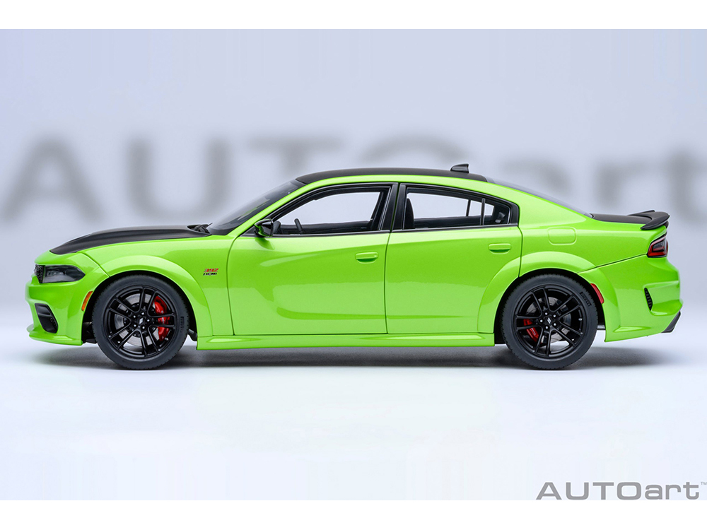 Dodge Charger Scat Pack Widebody Sublime Green with Matt Black