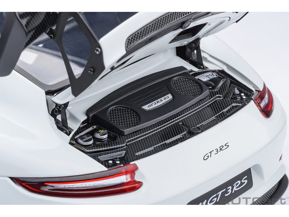 Porsche 911 (991.2) GT3 RS Weissach Package White with Carbon Hood