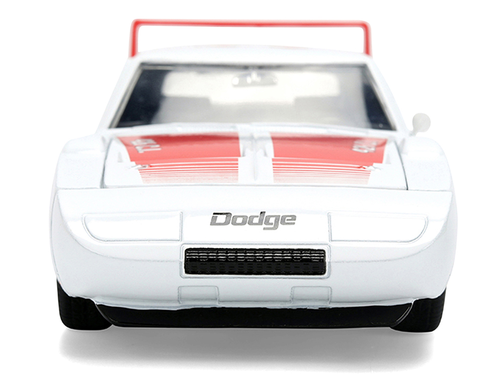 1969 Dodge Charger Daytona #25 White with Red Stripes 