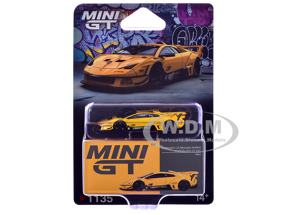 MiNiGT LB シルエットワークス　ランボルギーニウラカン　イエロー MiNiGT LB シルエットワークス ランボルギーニウラカン イエロー