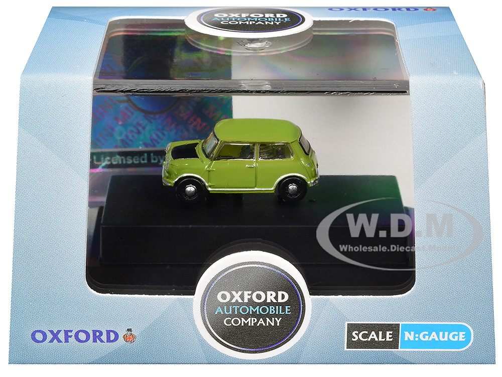 Mini Cooper Lime Green with Matt Black 1/148 (N) Scale Diecast