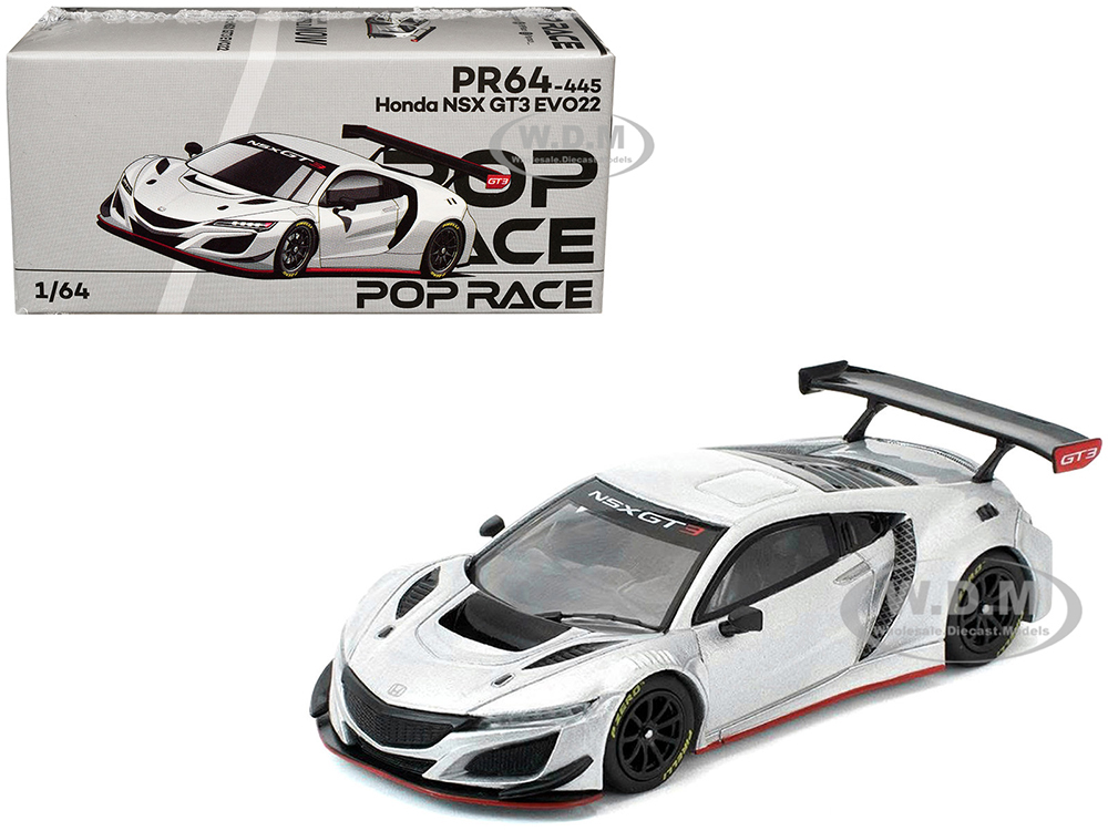 Honda NSX GT3 EVO22 Silver Metallic 