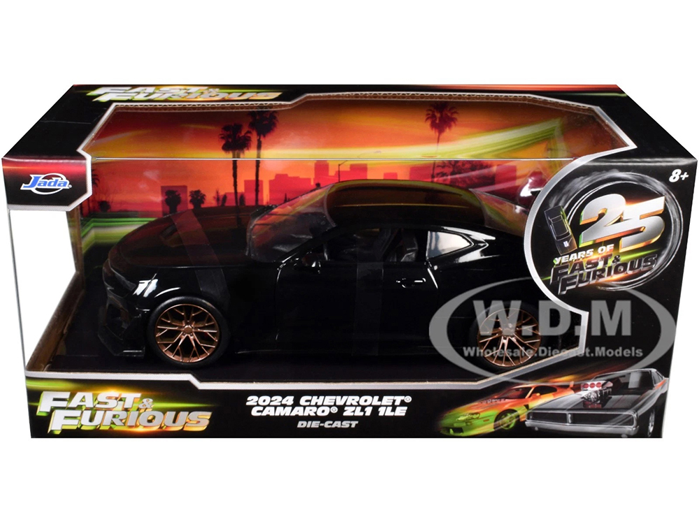 ミニカー FAST&FURIOUS Lancer vs Camaro 2024 Chevrolet Camaro ZL1 1LE Black 