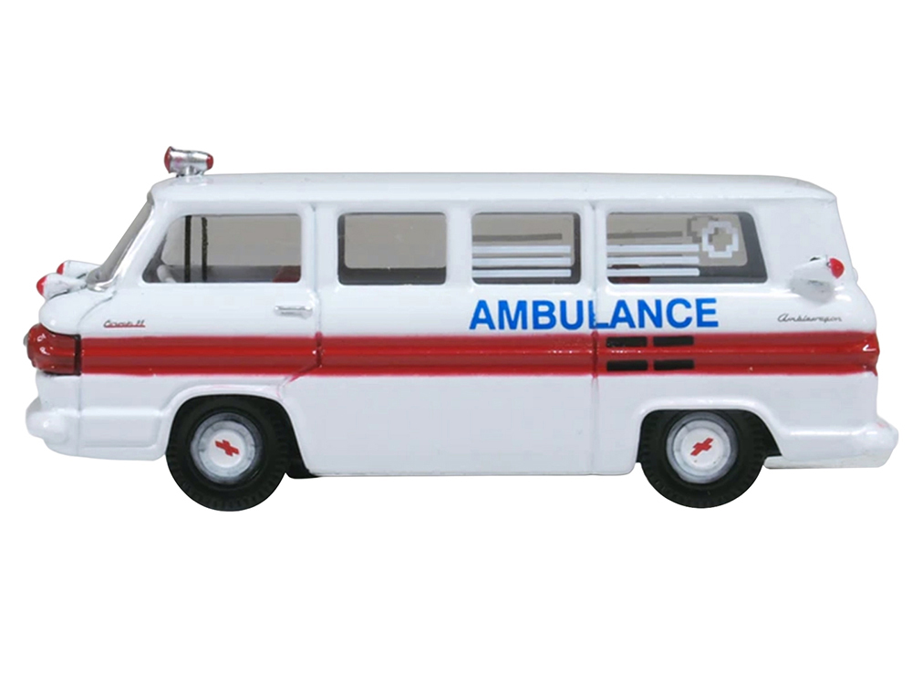 1962 Chevrolet Corvair Greenbrier AmbleWagon Ambulance White with