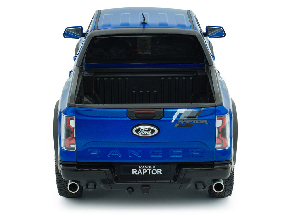 2024 Ford Ranger Raptor Pickup Truck Blue Lightning Metallic 1/18
