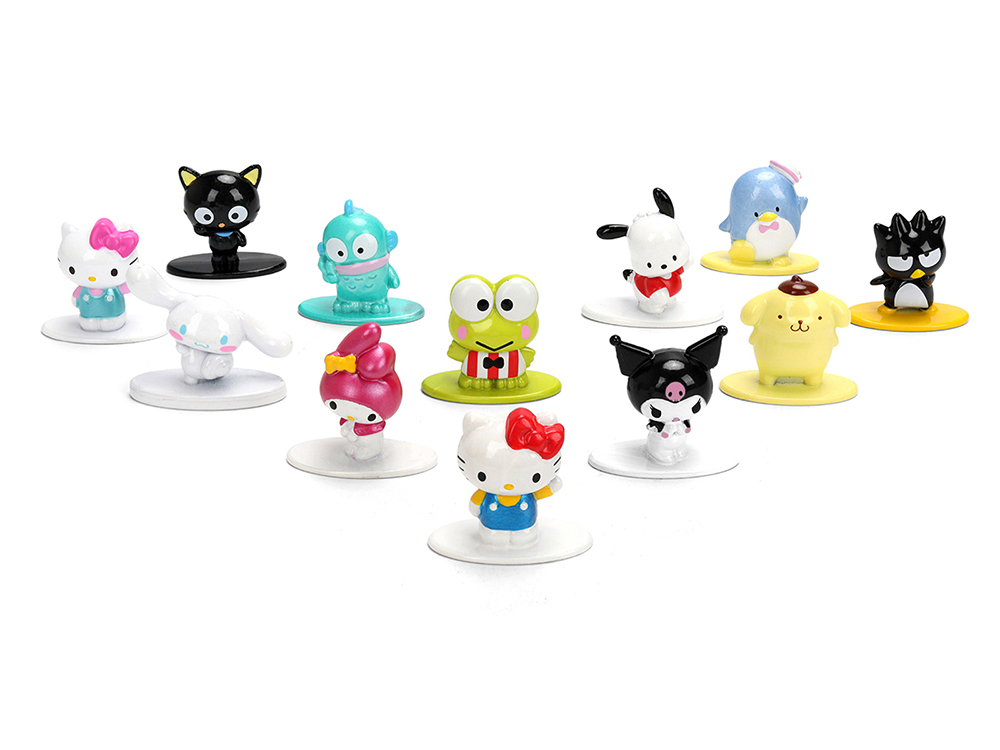 Set of 12 Diecast Figures 