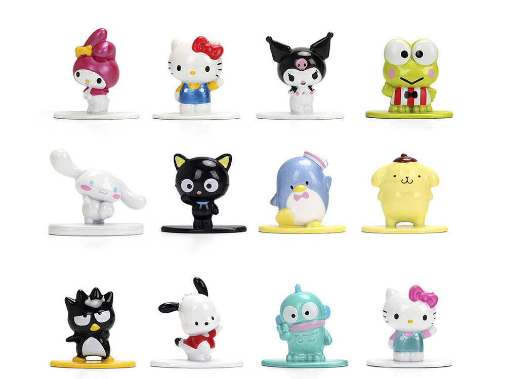Set of 12 Diecast Figures 