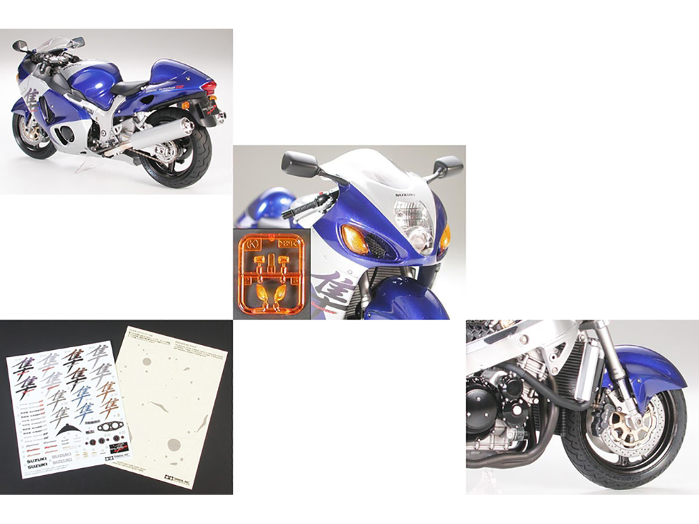 Model Kit Suzuki GSX1300R Hayabusa Motorcycle 1/12 Scale Model by
