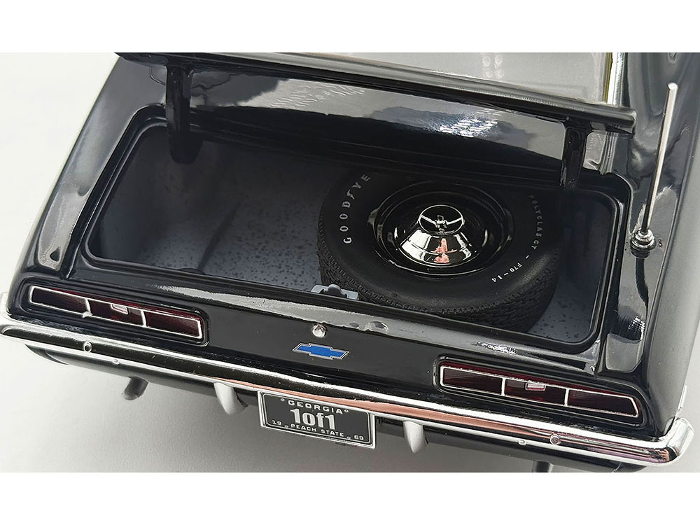 1969 Chevrolet COPO Camaro Tuxedo Black with Yellow Interior